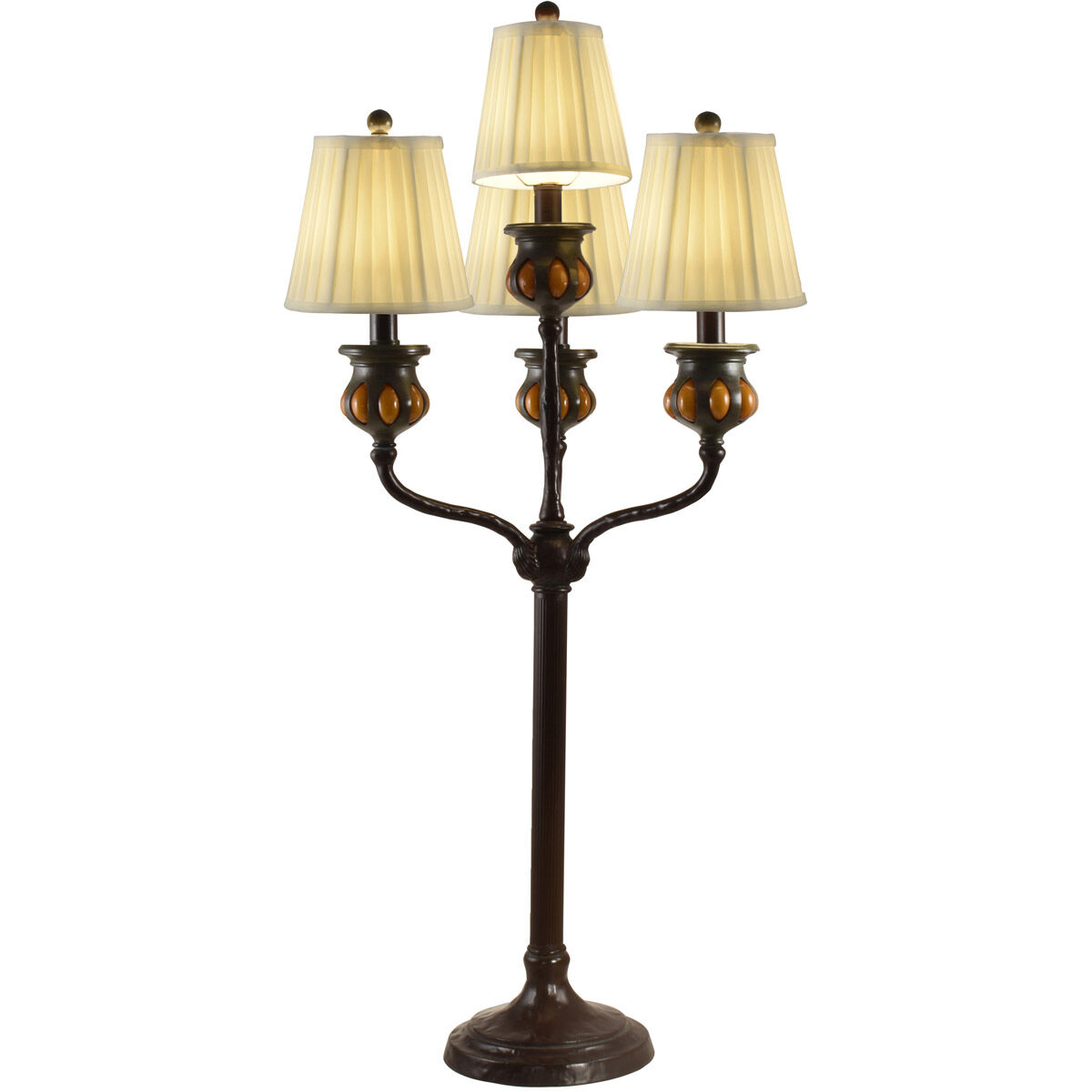 Springdale 39 inch 60.00 watt Antique Bronze Buffet Lamp Portable Light