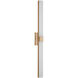 Fentress LED 36 inch Satin Brass Vanity Light Wall Light