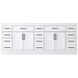 Alden 84 X 35 inch White Bathroom Vanity Cabinet