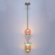 Demi 6.25 inch Winter Brass Pendant Ceiling Light