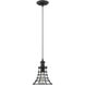 Neighborhood 1 Light 7 inch Matte Black Mini Pendant Ceiling Light