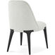 Rome Nera Dining Side Chair, Wooden, Upholstered
