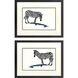 Stand By Me Blue and Black and White Framed Art, Propac
