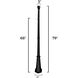 Decorative Post 79 inch Black Post Lighting, Easy Installation