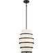 Cascade 3 Light Coal Pendant Ceiling Light