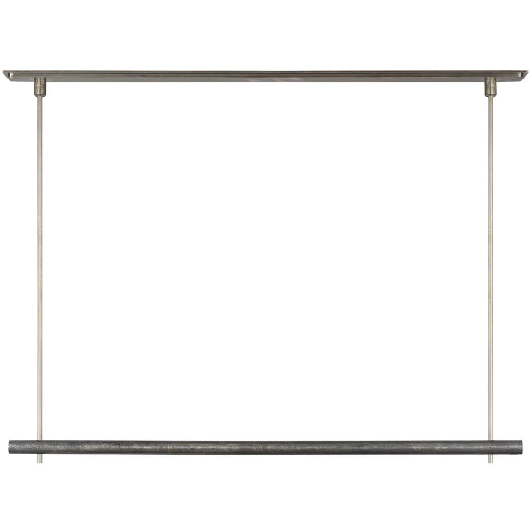 Anne-Marie Barton Stahl Linear Chandelier Ceiling Light in Museum Pewter