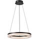 Ari LED 15.8 inch Black Pendant Ceiling Light