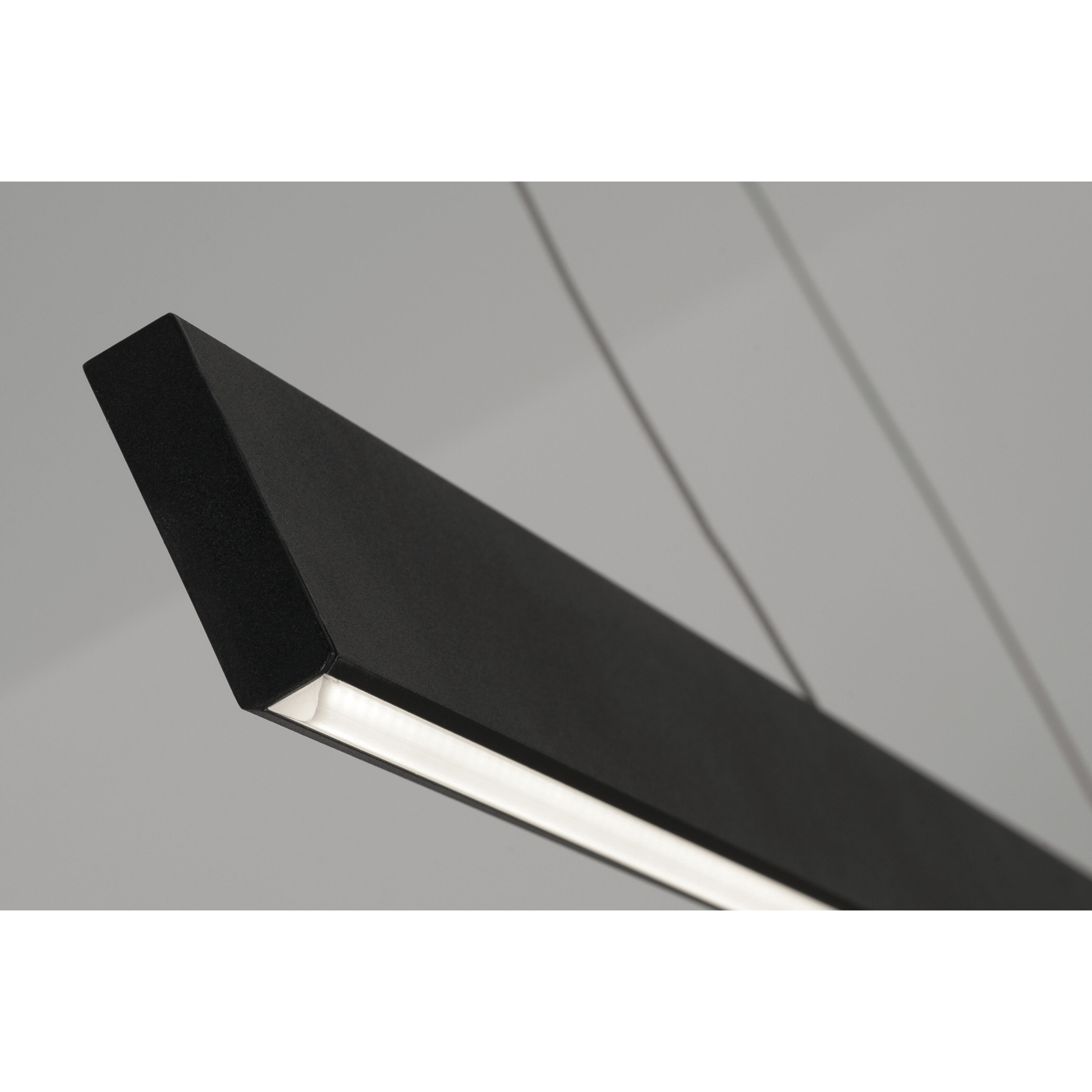 Stealth LED 0.63 inch Black Linear Pendant Ceiling Light