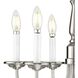 Kipling 5 Light 17.5 inch Brushed Nickel Chandelier Ceiling Light