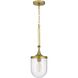 Ithaca 1 Light 8 inch Antique Brass Pendant Ceiling Light
