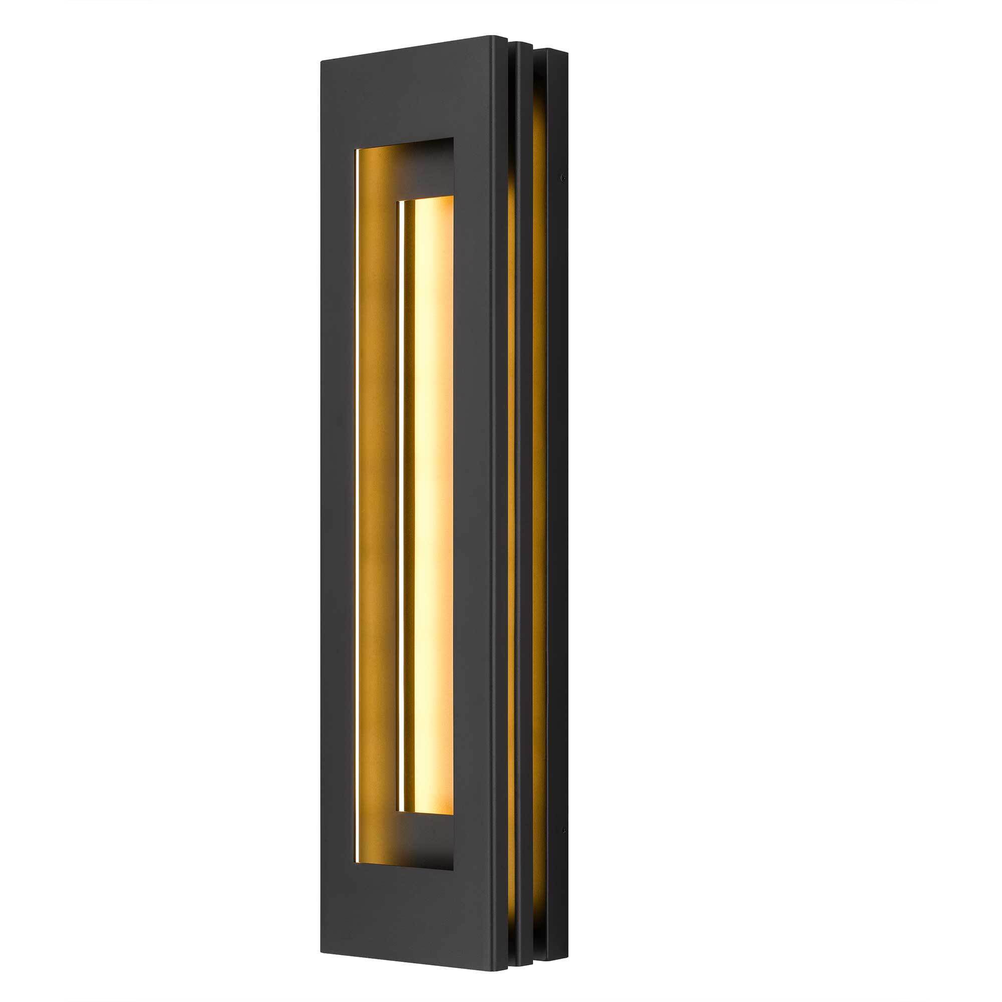 Layer LED 30 inch Sand Black Outdoor Wall Sconce