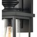 Minersville 1 Light 17 inch Matte Black Outdoor Wall Sconce