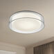 Aston LED 10 inch Clear Flush Mount Ceiling Light