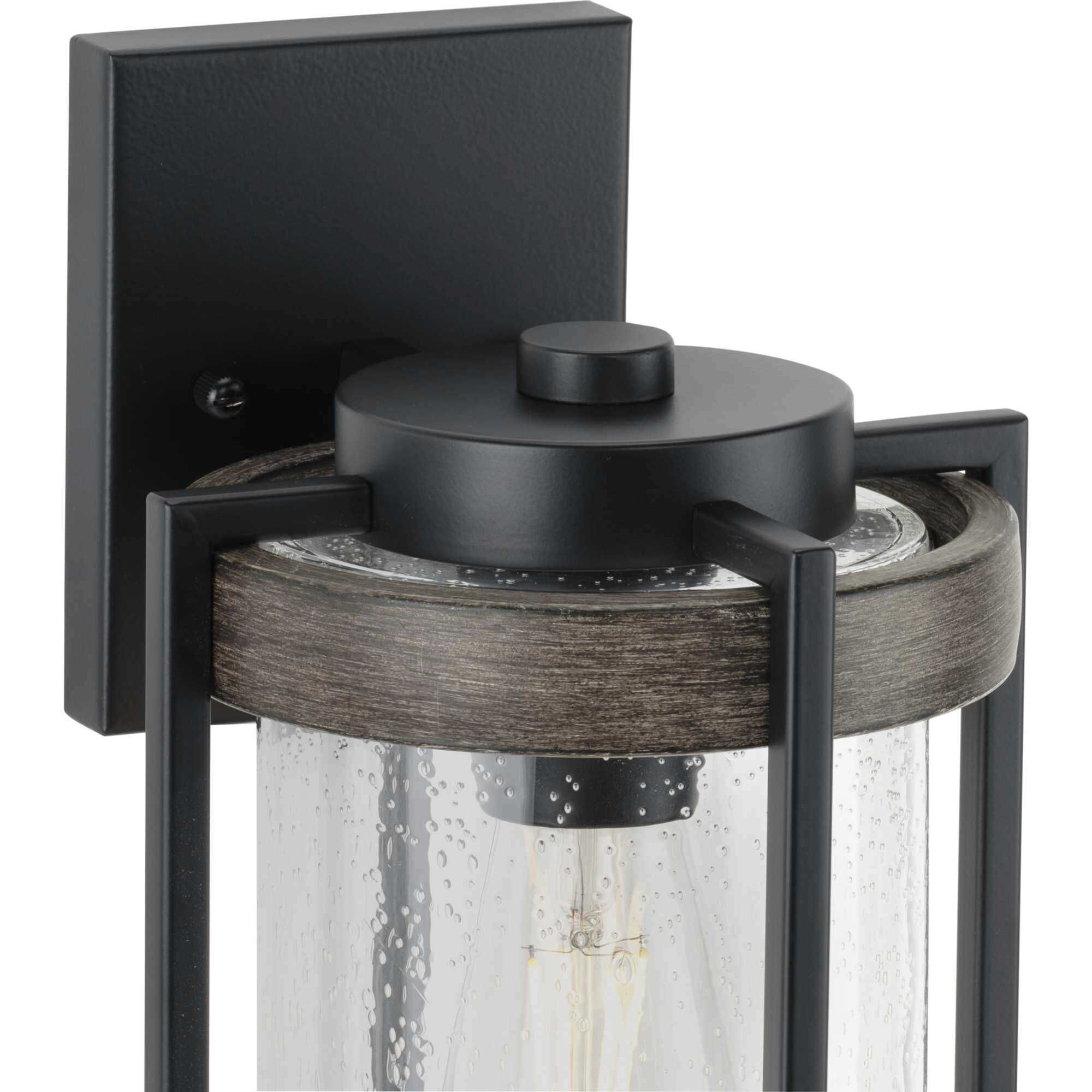Whitmire 1 Light 15 inch Matte Black Outdoor Wall Lantern