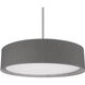 Dalton LED 20 inch Gray Pendant Ceiling Light in Five Color Temperatures