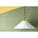 Sang 1 Light 20 inch Aged Brass Pendant Ceiling Light