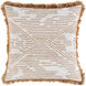 Jahari 18 X 18 inch Cream/Tan Pillow Kit, Square