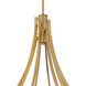 Pearl LED 49.25 inch Legacy Brass Chandelier Ceiling Light