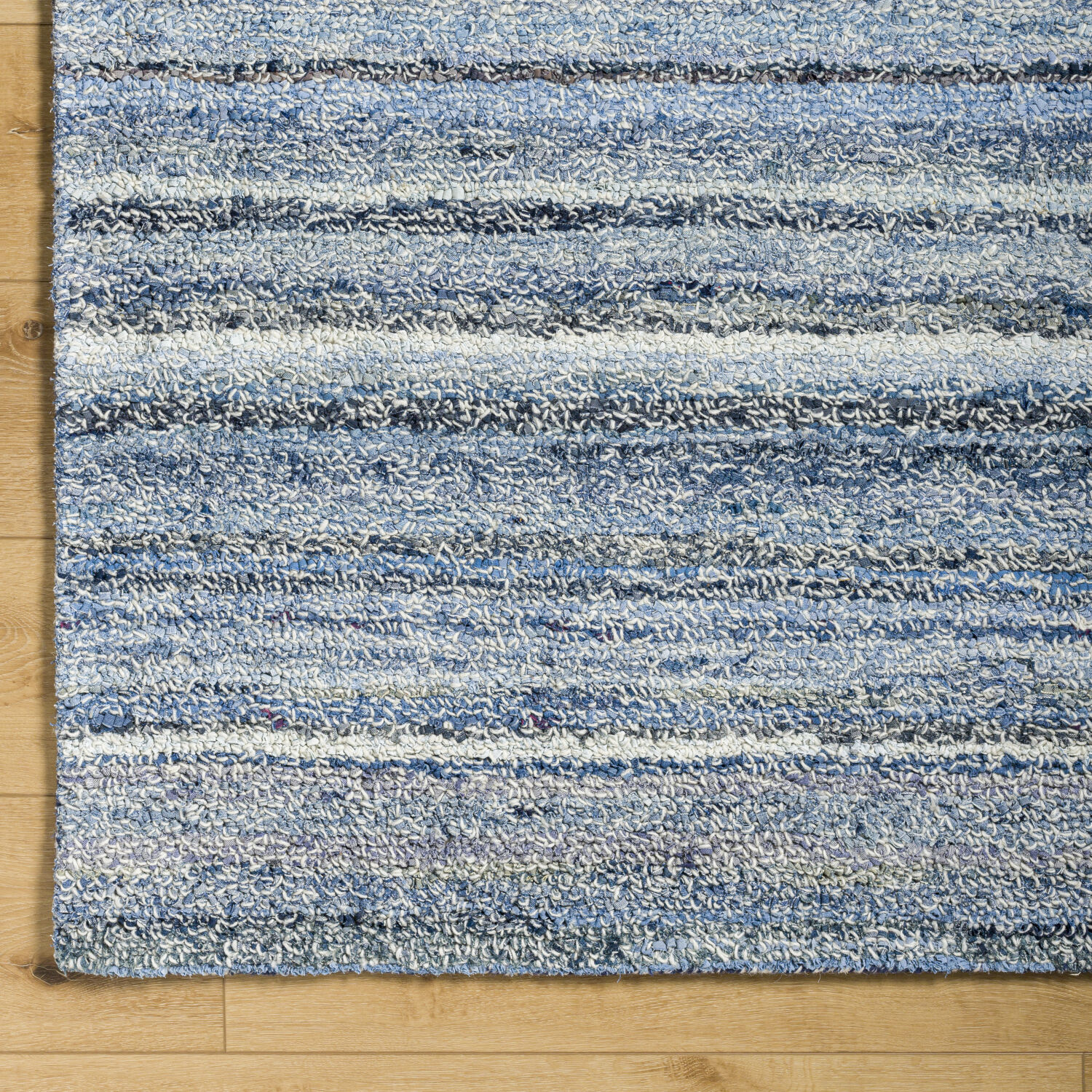 Pike 102 X 66 inch Denim Rug, Rectangle