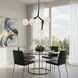 Ravello LED 42 inch Black and Harvest Brass Pendant Ceiling Light