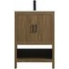 Ira 24 X 34 inch Walnut Brown Bathroom Vanity Cabinet