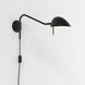 Serge 20.98 inch Matte Black Interior Reading Light Wall Light