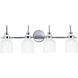 Milk 4 Light 30.5 inch Polished Chrome Bath Vanity Wall Light