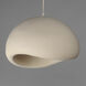 Moeraki LED 19 inch Oyster Single Pendant Ceiling Light