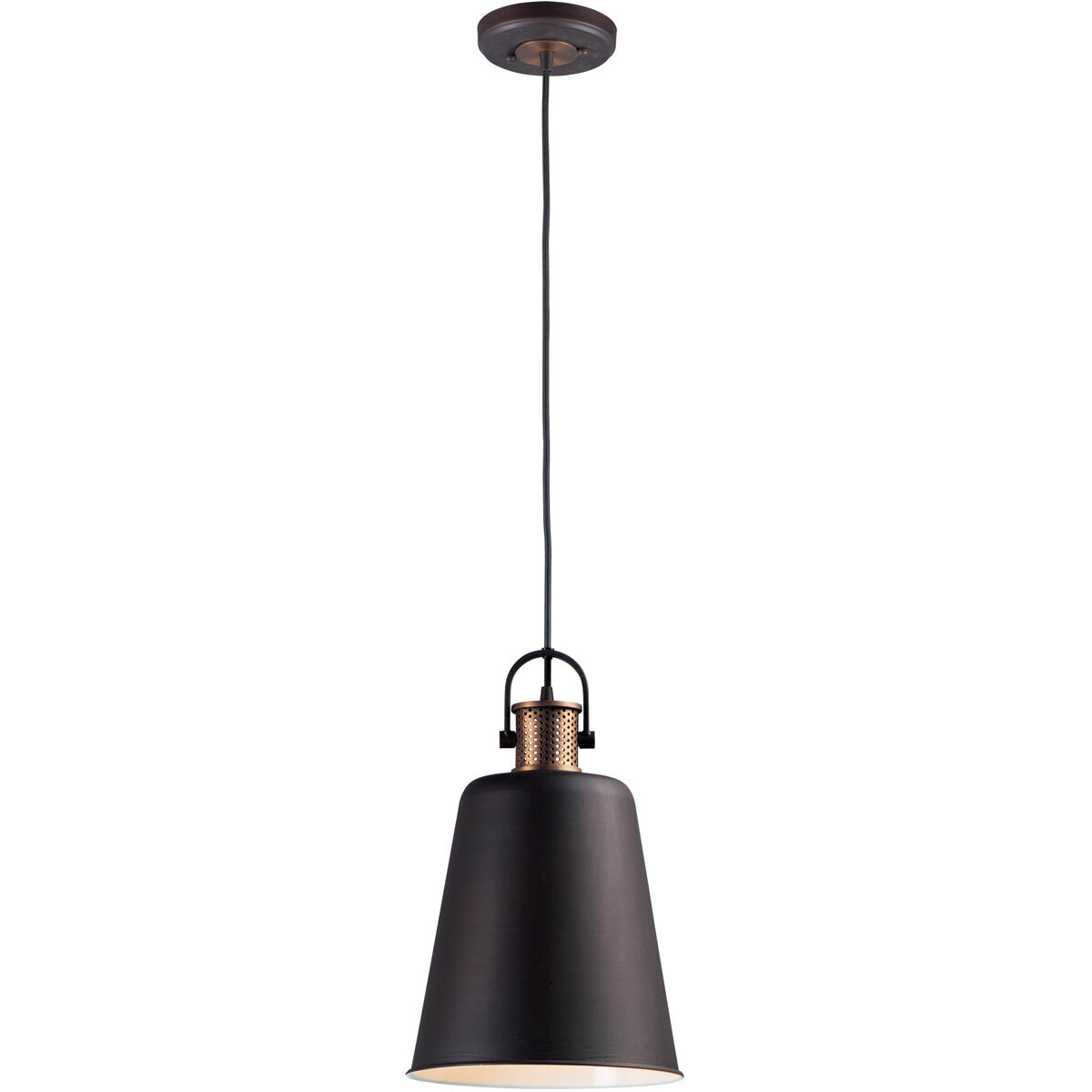 Sedona 1 Light 10 inch Oil Rubbed Bronze/Antique Brass Single Pendant Ceiling Light