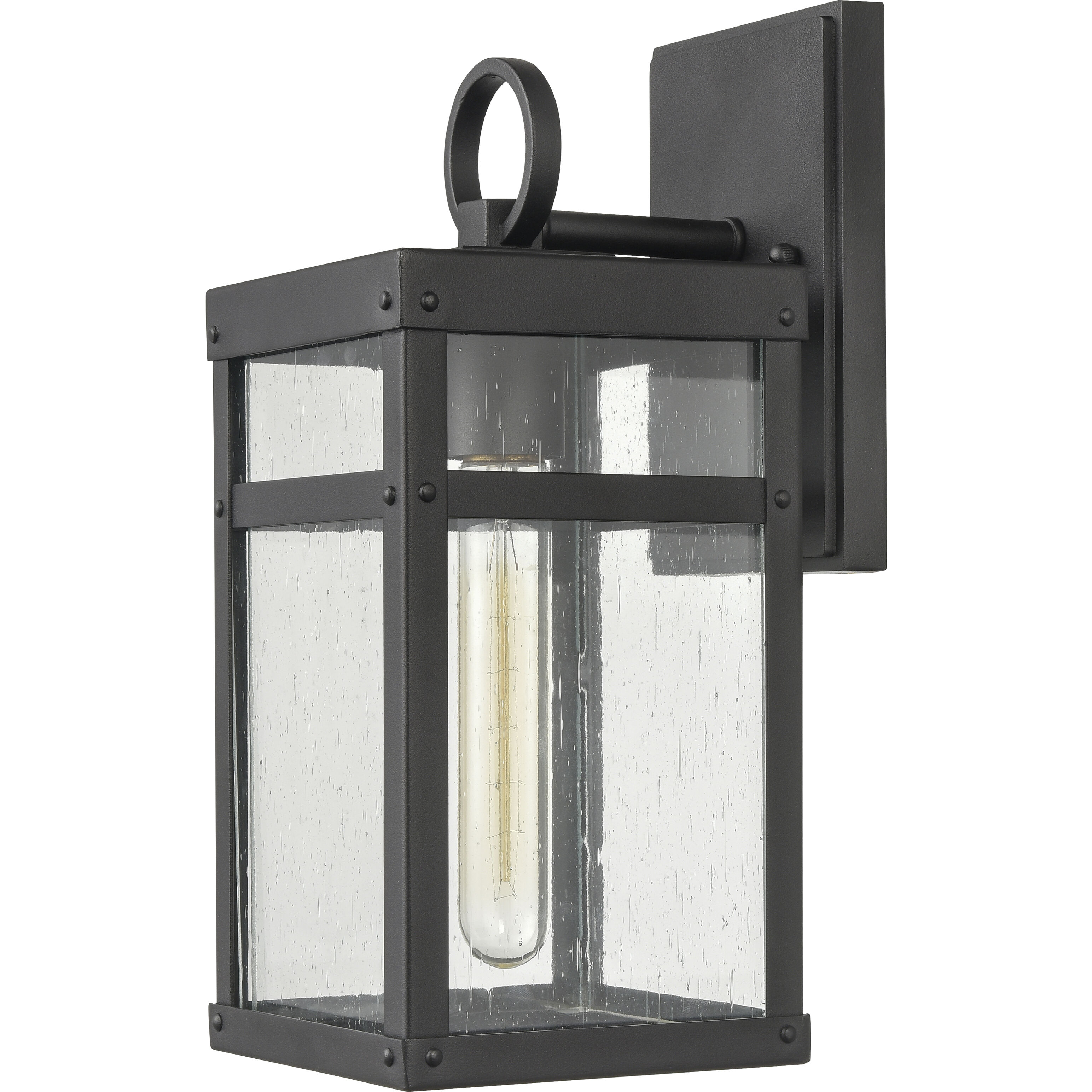 Dalton 1 Light 13 inch Textured Black Outdoor Wall Sconce