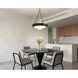 Agate 4 Light 20 inch Matte Black Pendant Ceiling Light