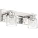 Dryden 2 Light 15 inch Polished Nickel Vanity Light Wall Light