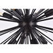 Timber 8 Light 30 inch Black Pendant Ceiling Light