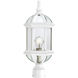 Boxwood 1 Light 19 inch White Outdoor Post Light