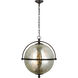 Chapman & Myers Bayridge LED 21.25 inch Aged Iron Pendant Ceiling Light, XL