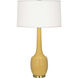 Delilah 34.31 inch 150.00 watt Sunset Yellow Table Lamp Portable Light