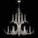 Trevi 12 Light 42 inch Silver Chandelier Ceiling Light