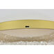 Bowen 1 Light 22 inch Satin Gold Flush Mount Ceiling Light