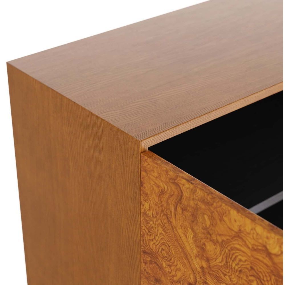 Rowsell 48 inch Blonde Burl Cabinet