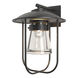Erlenmeyer 1 Light 16.4 inch Coastal Black Outdoor Sconce, Large