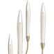 Calle LED 36 inch Brass Chandelier Ceiling Light