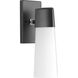 Zura 1 Light 5 inch Matte Black Bath Vanity Wall Light, Design Series