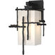 Tura 1 Light 16.4 inch Coastal Black Outdoor Sconce, Medium