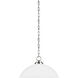 Oslo 1 Light 15.75 inch Chrome Pendant Ceiling Light