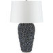 Milos 29.5 inch 150 watt Blue Table Lamp Portable Light