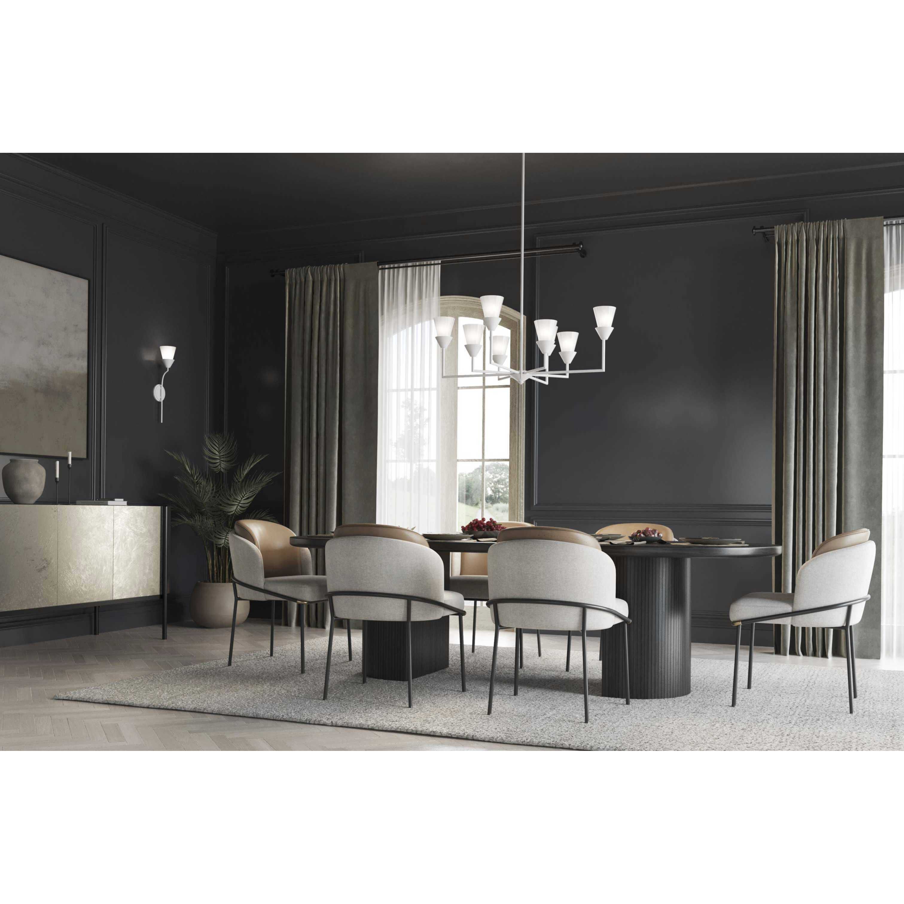 Pinellas 1 Light 5.12 inch White Plaster Wall Bracket Wall Light, Design Series