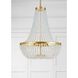 Rylee 8 Light 24.75 inch Antique Gold Chandelier Ceiling Light