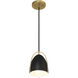 Axel LED 8 inch Matte Black Pendant Ceiling Light