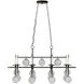 Sethos 8 Light 42 inch Old Iron Chandelier Ceiling Light