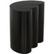 Bast 25 X 24 inch Matte Black Side Table